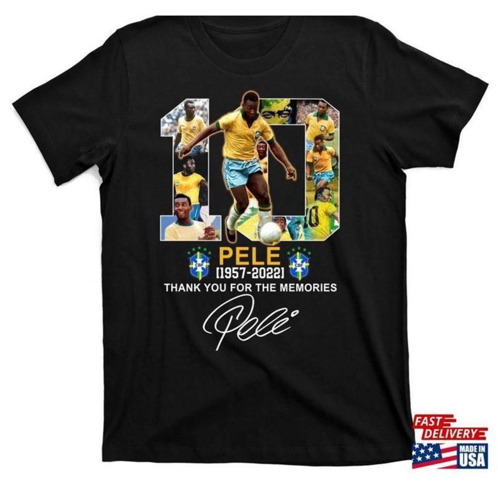 Rest In Peace Pele Brazil Soccer Rip Tshirt Classic